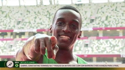 Gabriel Constantinou talks about running injured in the 110m hurdles semi-finals - Tokyo Olympics