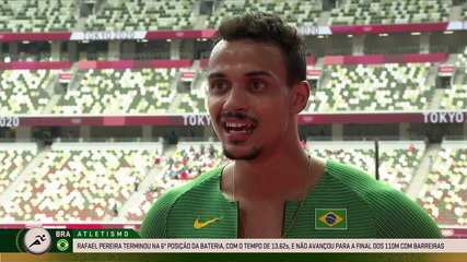 Rafael Pereira does not leave the 110m hurdles race: "I am 1000% happy" Tokyo Olympics