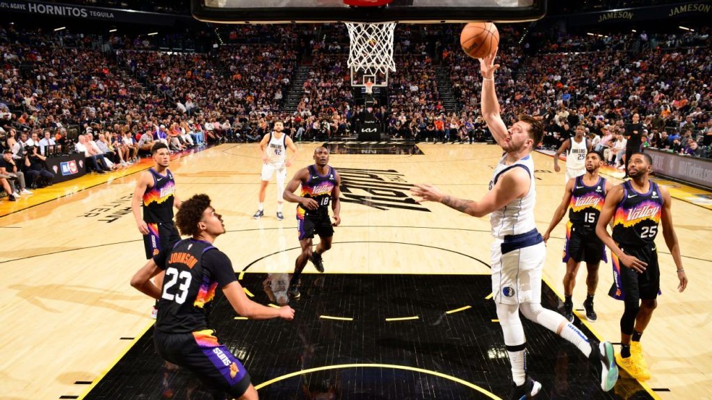 With Doncic’s double, the Mavs ran over the Suns in Phoenix, easily won Match 7 and faced the Warriors in the Western Finals